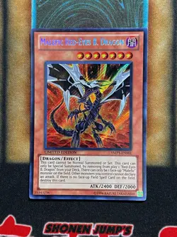 Yugioh Malefic Red-Eyes B. Dragon YMP1-EN001 Secret Rare Limited Edition NM - Image 1