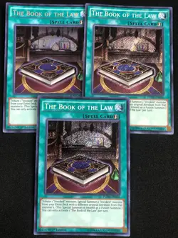 YUGIOH THE BOOK OF LAW FUEN-EN036 1ST SECRET X3 NM - Image 1