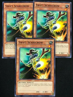 YUGIOH SWIFT SCARECROW SDSE-EN016 1ST COMMON X3(NM) - Image 1