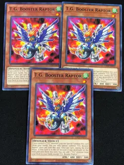 YUGIOH T.G. BOOSTER RAPTOR OP23-EN019 COMMON X3 (NM) - Image 1