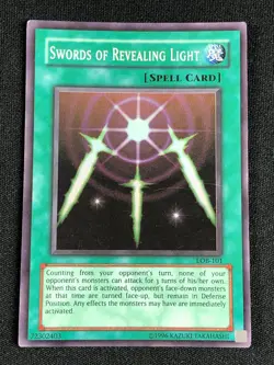 YUGIOH SWORDS OF REVEALING LIGHT LOB-101 SUPER (MP) - Image 1