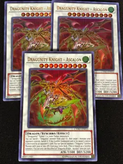 Yugioh Dragunity Knight Ascalon CYHO-EN033 ULTRA x3 (NM) - Image 1