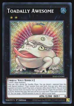 Toadally Awesome - RA03-EN040 - Secret Rare - Yugioh - Image 1