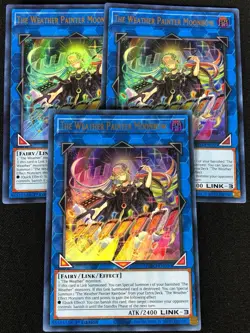 YUGIOH THE WEATHER PAINTER MOONBOW DIFO-EN050 1ST ULTRA X3 (NM) - Image 1