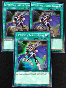 YUGIOH THE MELODY OF AWAKENING DRAGON MP16-EN041 1ST SUPER X3 (NM) - Image 1