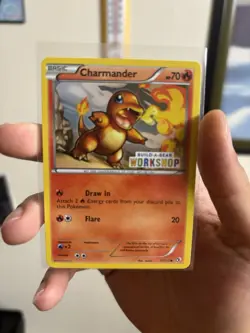 Build a Bear Exclusive Promo Charmander Pokemon Trading Card TCG 17/113 - Image 1