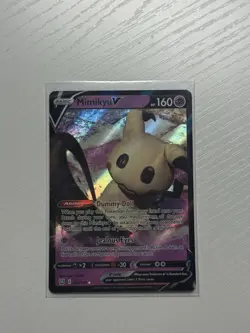 Pokemon Mimikyu v TCG Holo Ultra Rare Card Brilliant Stars 068/172 - Image 1