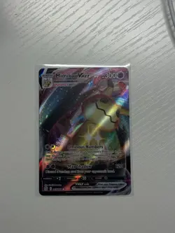 Pokemon TCG Mimikyu VMAX Holo Ultra Rare Card 069/172 Brilliant Stars - Image 1