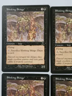 Magic The Gathering 4 Card Slinking Skirge Creature Imp Black Urza's Destiny - Image 2
