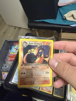 DARK CHARIZARD Pokemon Card - WOTC - 1st Edition - Team Rocket - 4/82 - HOLO NM - Image 1