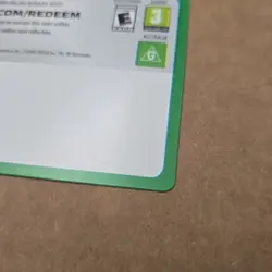 Pokemon TCG Misprint Error Blank Code Card Mega Evolutions - Image 2