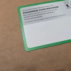 Pokemon TCG Misprint Error Blank Code Card Mega Evolutions - Image 5