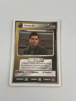Star Trek CCG Personnel Non-Aligned Devinoni Ral Uncommon Card - Image 1