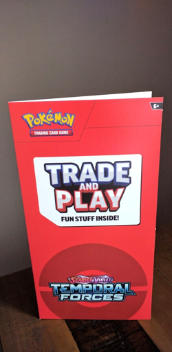 NEW✹ Pokemon Trade & Play Promo Card Pack Coin & Guide ✹ Temporal Forces Scarlet - Image 1