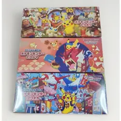 Pre order Pokemon Center Japan Card Special Box Tohoku Hiroshima Fukuoka 3 Set - Image 1