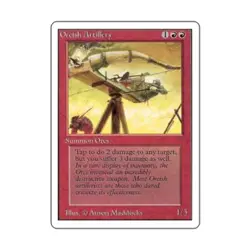 WOTC MtG Unlimited Orcish Artillery (U) EX - Image 1
