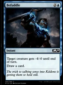 Befuddle Core Set 2019 #309 MTG TCG - Image 1
