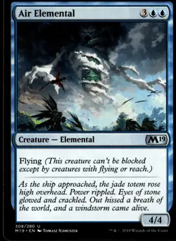 Air Elemental Core Set 2019 #308 MTG TCG - Image 1