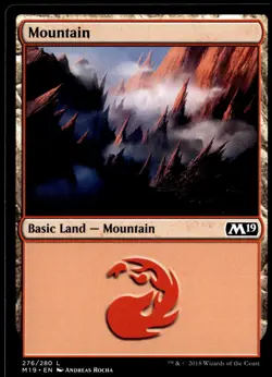 Mountain (276) Core Set 2019 #276 MTG TCG - Image 1