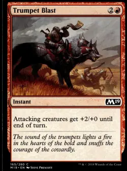 Trumpet Blast Core Set 2019 #165 MTG TCG - Image 1
