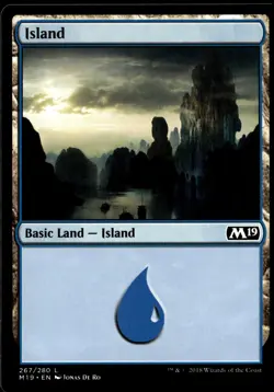 Island (267) Core Set 2019 #267 MTG TCG - Image 1