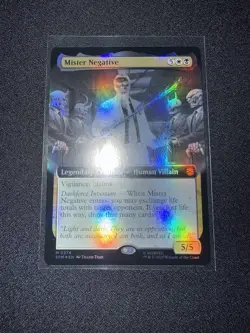 Mister Negative, Extended Art - Foil, Marvel Spider-Man, Magic, MTG NM - Image 1