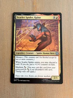 Scarlet Spider, Kaine - 143 - MTG: Spider-Man: Eternal - Uncommon - Regular - Image 1