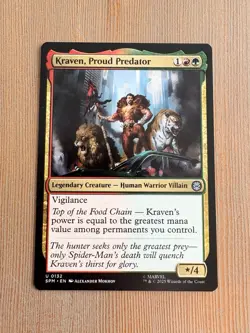 Kraven, Proud Predator - 132 - MTG: Spider-Man: Eternal - Uncommon - Regular - Image 1