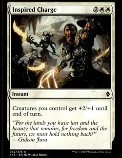 Inspired Charge Battle for Zendikar #32 MTG TCG - Image 1