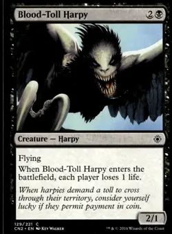 Blood-Toll Harpy Conspiracy: Take the Crown #129 MTG TCG - Image 1