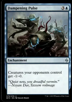Dampening Pulse Battle for Zendikar #75 MTG TCG - Image 1