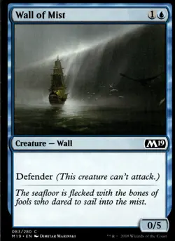 Wall of Mist Core Set 2019 #83 MTG TCG - Image 1
