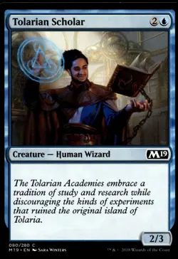 Tolarian Scholar Core Set 2019 #80 MTG TCG - Image 1