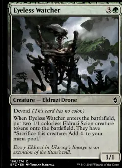 Eyeless Watcher Battle for Zendikar #166 MTG TCG - Image 1