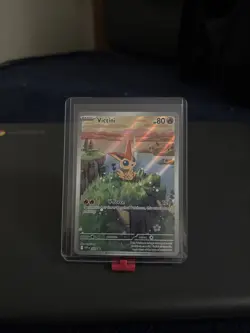 Victini SVP 208 Illustration Rare Black Star Promo Black & White Pokemon TCG - Image 1