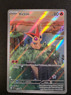 Pokemon TCG S&V Victini Promo 208 From The Unova Victini Illustration Collection - Image 1