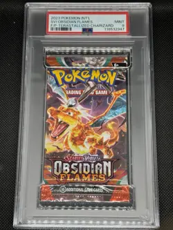 PSA 9 - Terastallized Charizard - Pokemon SVI Obsidian Flames Booster Pack - Image 1