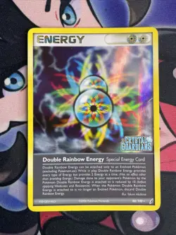 Double Rainbow Energy 88/100 Pokemon TCG Crystal Guardians Reverse Holo MP - Image 1