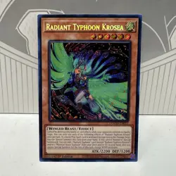 Yugioh TCG - Radiant Typhoon Krosea Secret Rare - Doom Of Dimensions DOOD-EN015 - Image 1