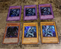 YuGiOh Bundle Vintage Holo Rare Cards Lot Of 6 First Edition Included - Image 1