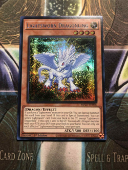 *** LIGHTSWORN DRAGONLING *** PRISMATIC SECRET RARE MP25-EN066 YUGIOH! - Image 1