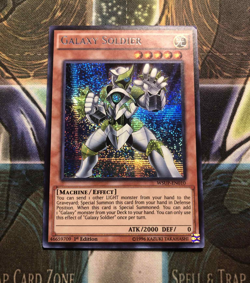 *** GALAXY SOLDIER *** SECRET RARE 1ST EDITION WSUP-EN010 YUGIOH! - Image 1