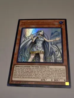 Yugioh! Maiden of White SDWD-EN041 Ultra Rare 1st Ed NM - Image 1