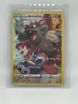 Hisuian Arcanine TG08/TG30 Lost Origin Trainer Gallery Ultra Rare Pokemon Card - Image 1