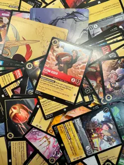 Disney Lorcana Card Lot- 100 CARDS!!! RARE, COMMON, SUPER RARE, LEGENDARY - Image 1