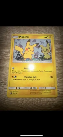 Pokemon Pikachu TCG Sun & Moon SM162 Holo Promo Card - Image 2