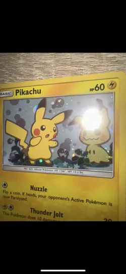 Pokemon Pikachu TCG Sun & Moon SM162 Holo Promo Card - Image 4