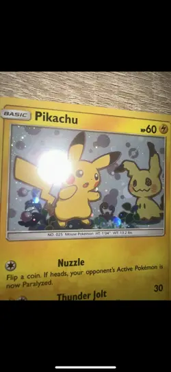 Pokemon Pikachu TCG Sun & Moon SM162 Holo Promo Card - Image 5