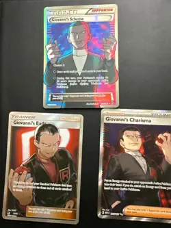 Giovanni's Scheme 162/162 - Exile 67/68 - Charisma 197/165 Full Art - NM 3 cards - Image 1