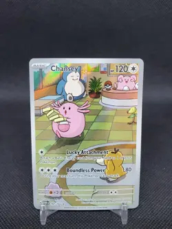 Chansey 187/167 Twilight Masquerade Illustration Rare NM Pokemon Card - Image 1